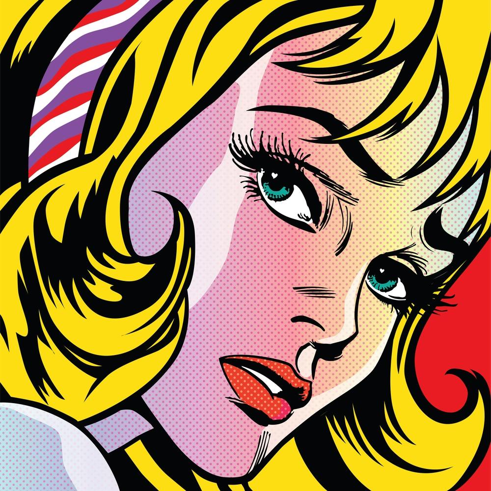 Girl with ribbon
