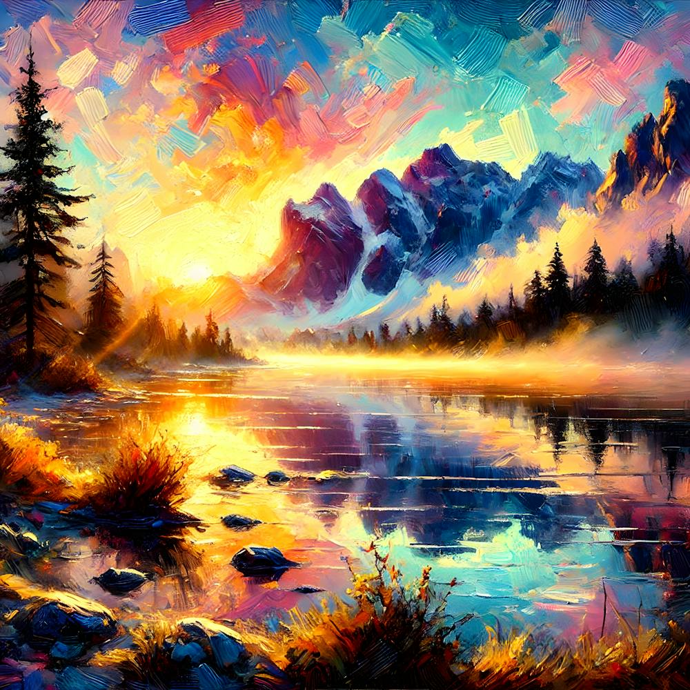 Whispering Dawn Reflections Of Tranquility