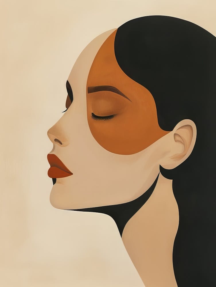 Poster Minimalist Portrait 7