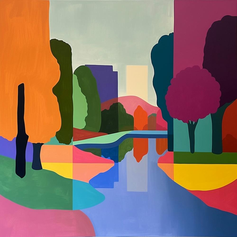 Abstract Park Collection Victoria Park London 1