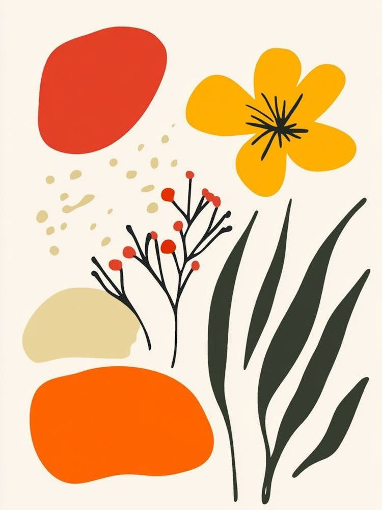 Abstract Floral Painting 25