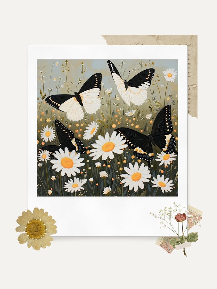 Scrapbook Butterflies Fairycore Painting 4