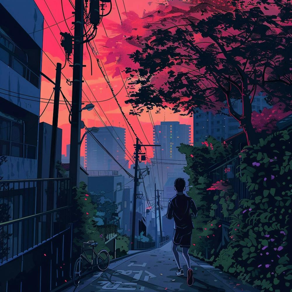A Free Running Lofi Illustration 1719335432 1