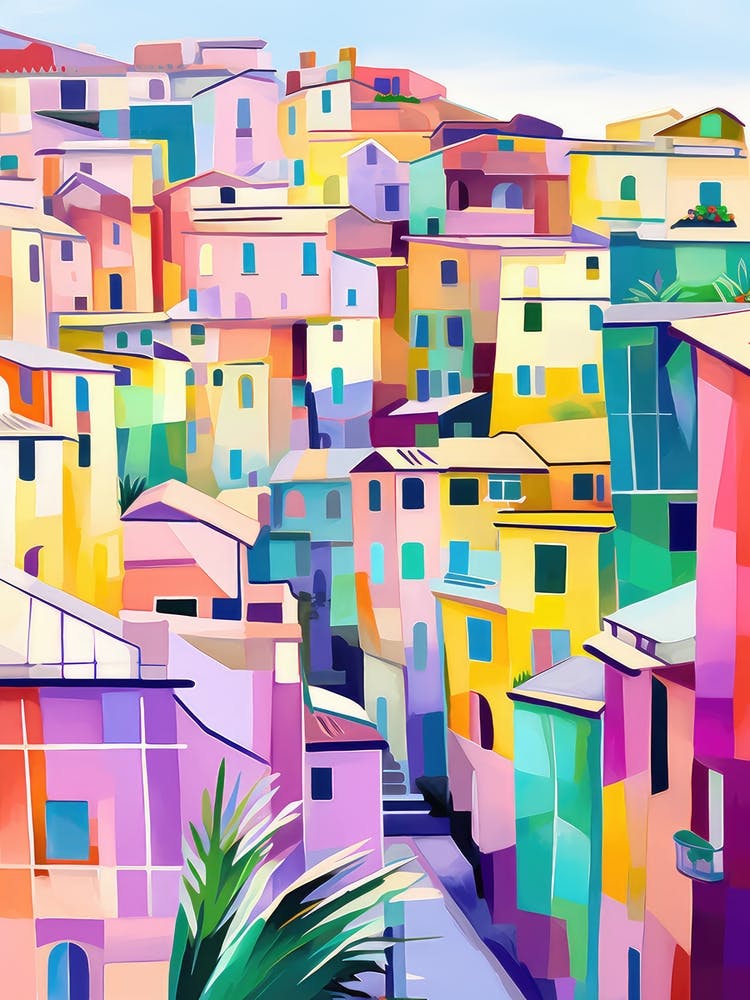 Genoa, Italy Colourful View 2