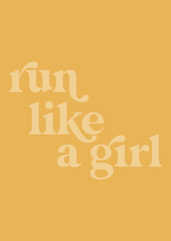 Run Like A Girl