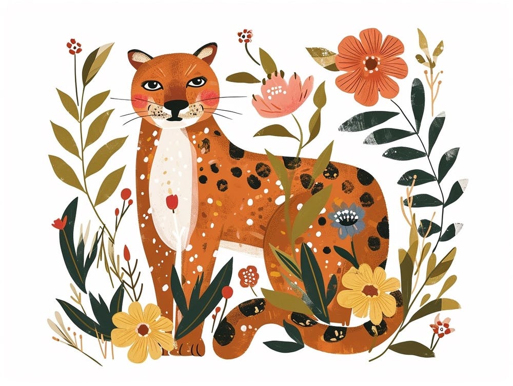 Little Floral Cougar 4