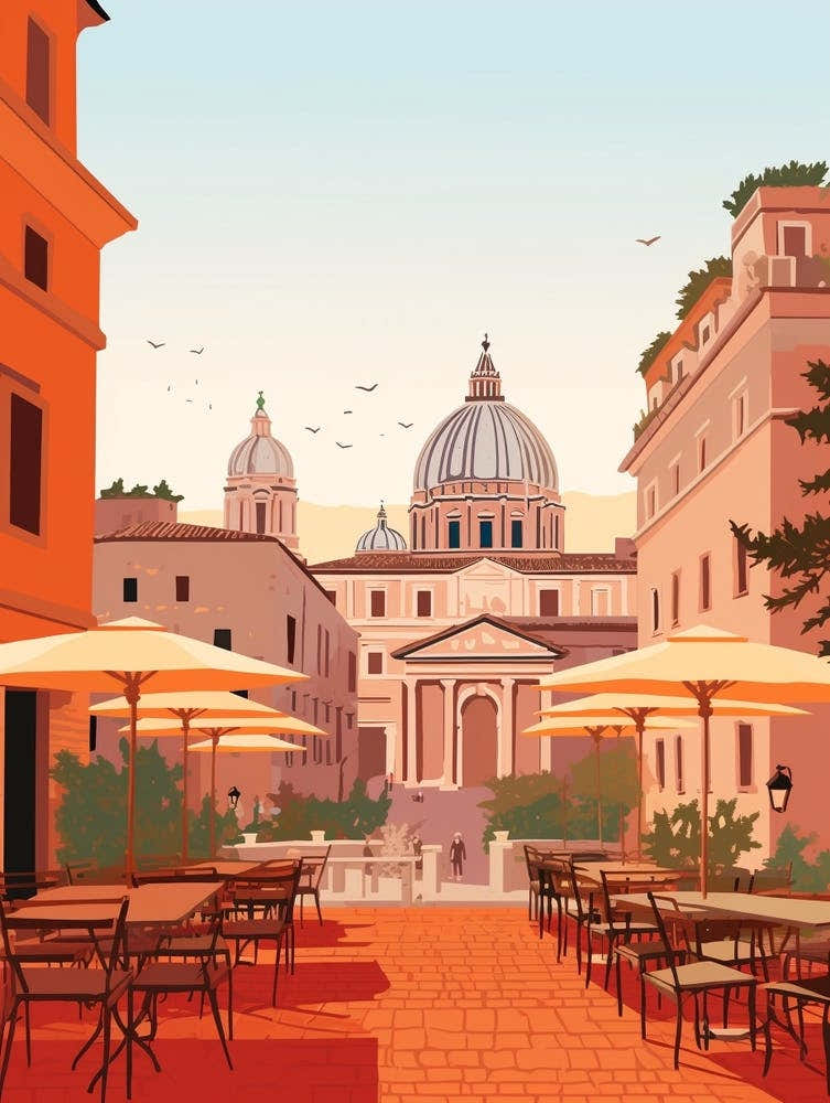 Italy 5 Travel Illustration