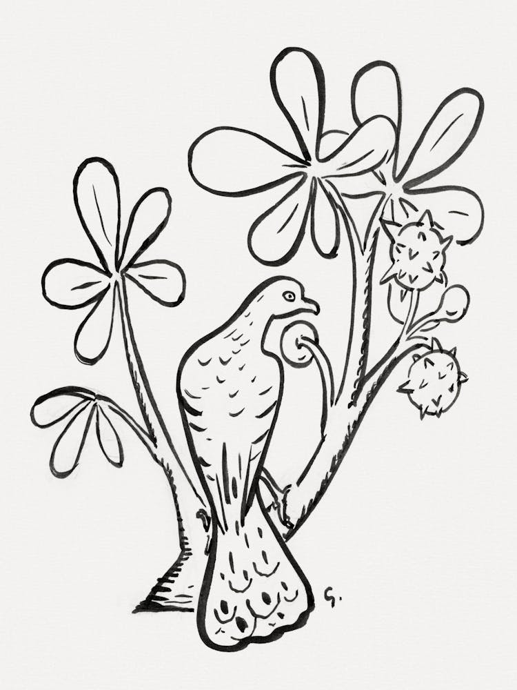 Bird In A Tree
