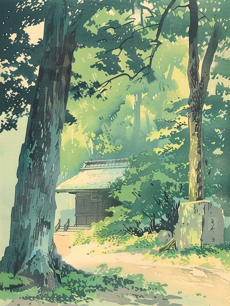 Ise Japan 1 Illustration Rétro
