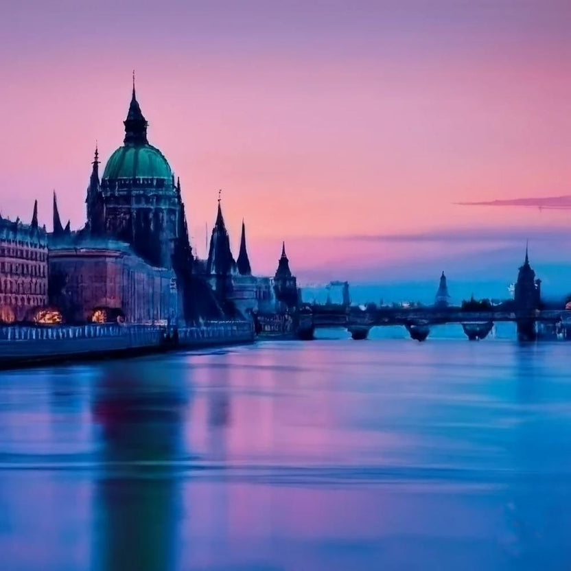 Budapest At Dusk
