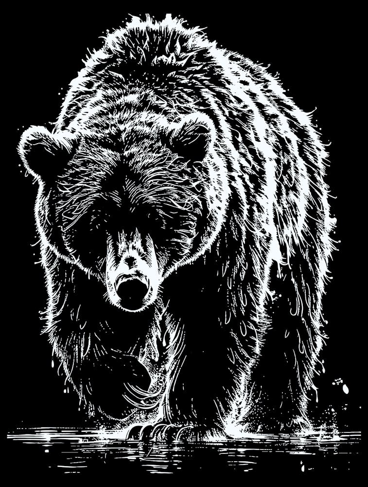 Majestic Bear Wall Art – Wildlife