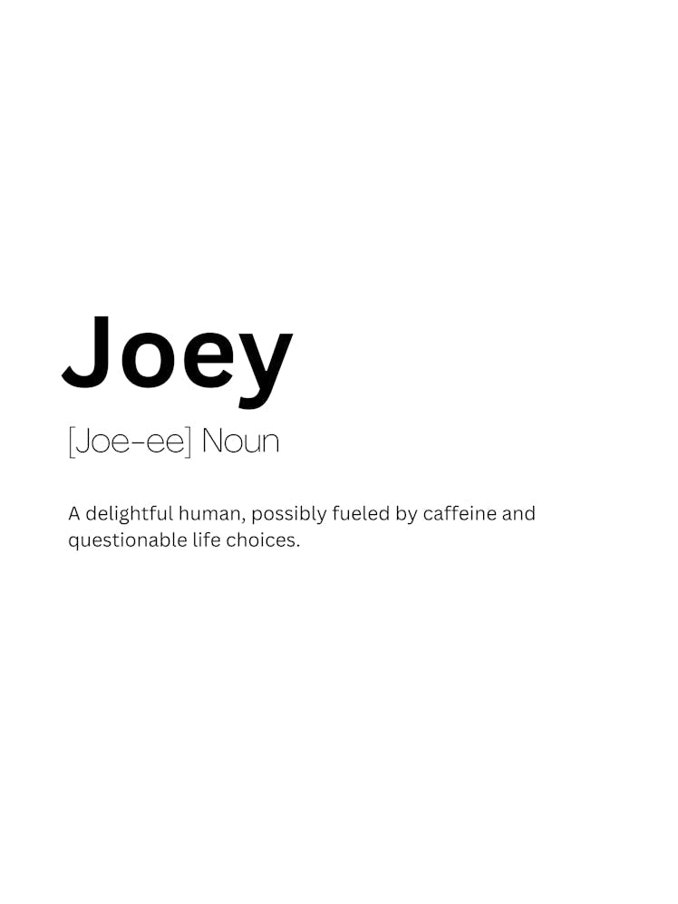 Joey Definition Meaning