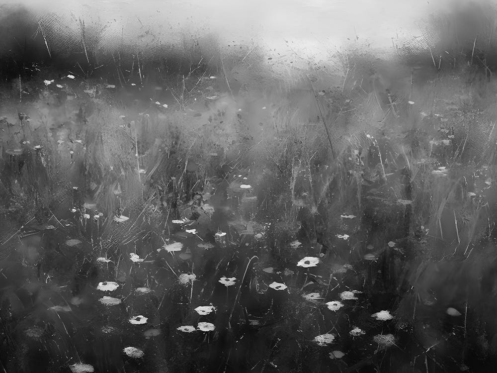 Black And White Field 2