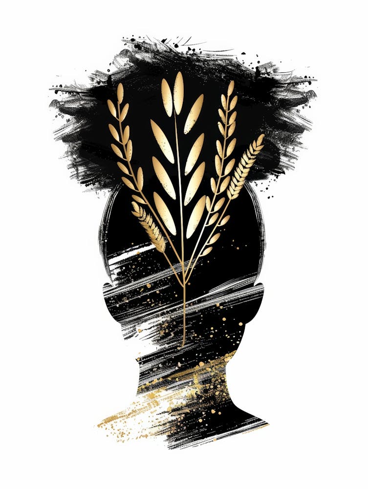 Gold Wheat Head