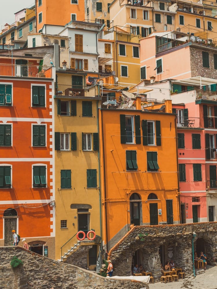 Colorful Houses In Cinque Terre 1