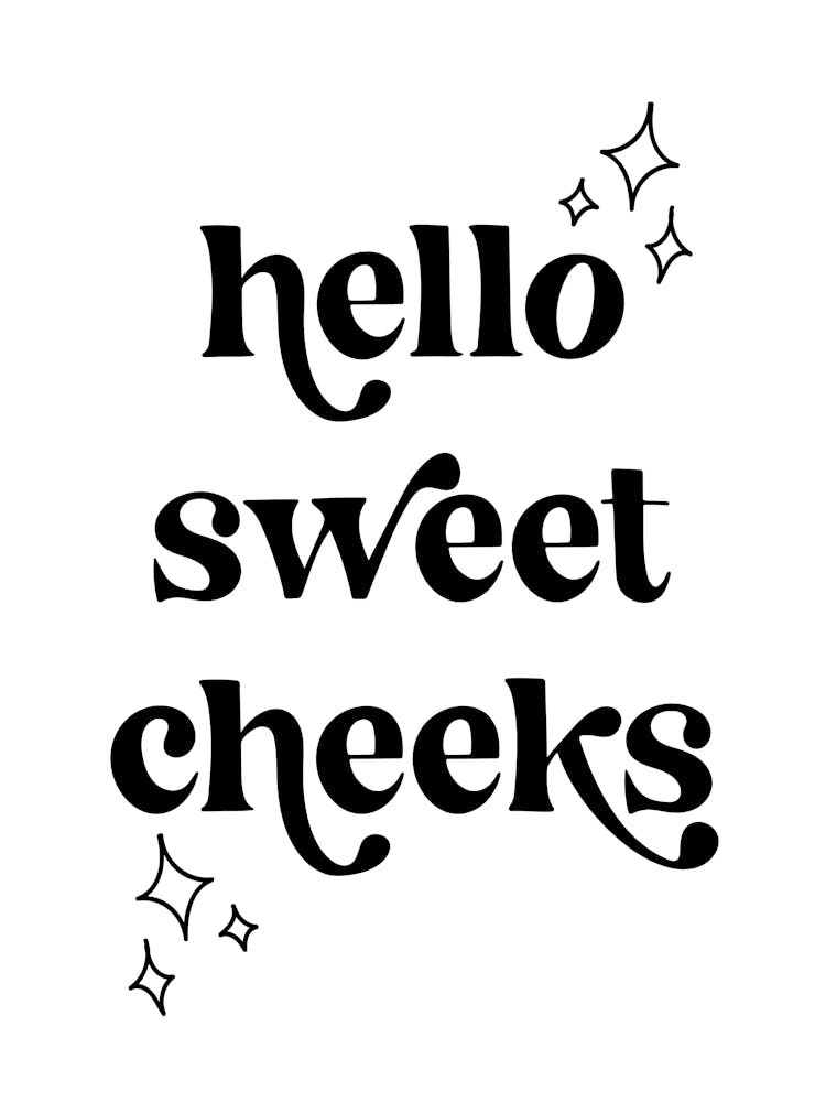 Hello Sweet Cheeks Retro Vintage Font 1