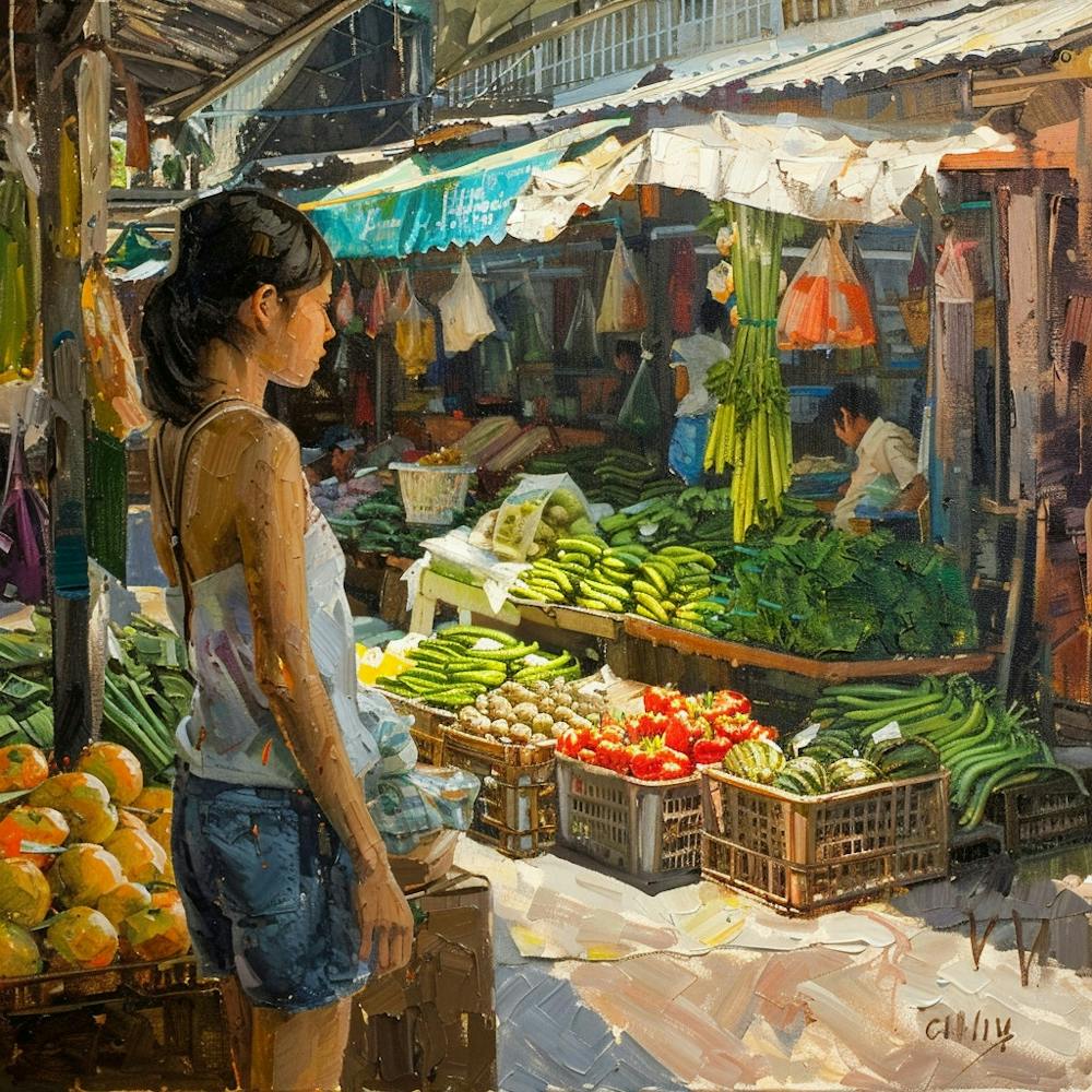 Marché asiatique