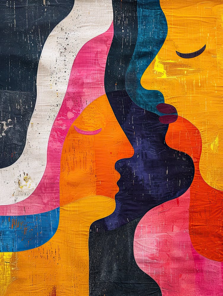 Painted Whispers Matisse Style