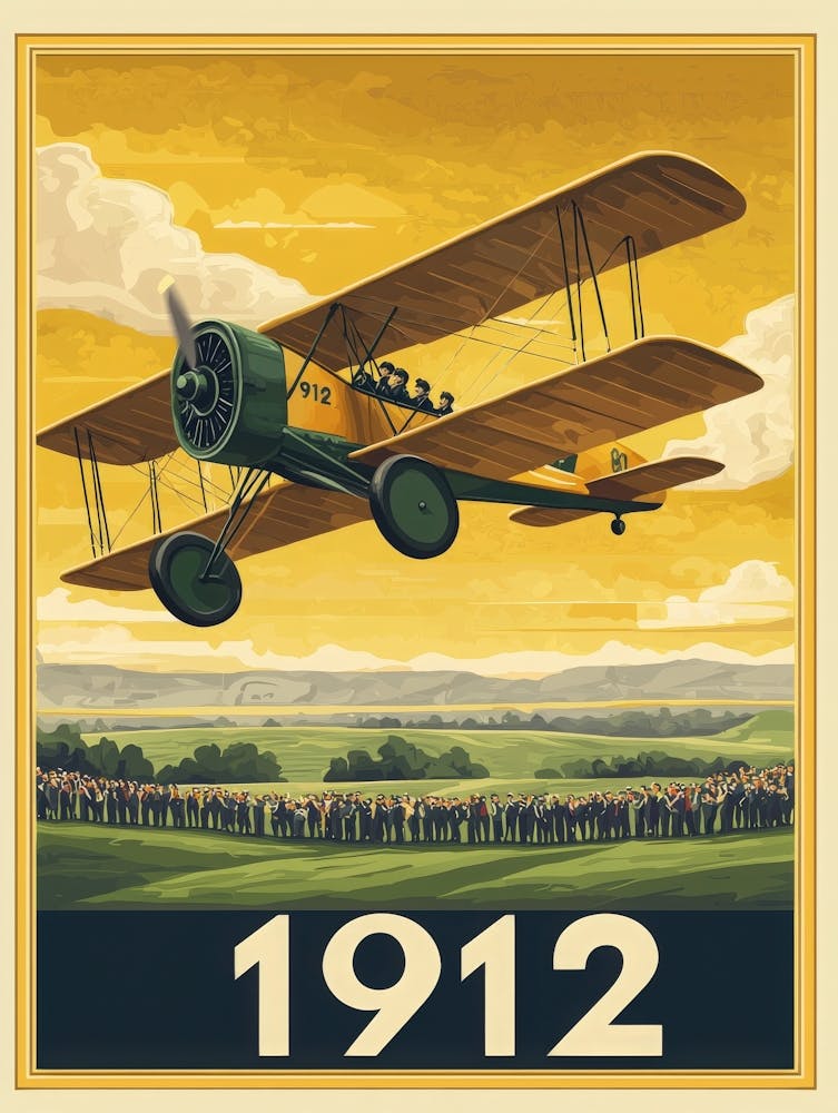 Aihrgdesign A Retro Travel Poster Celebrating The 1912 Advanc 49efe9f4 4113 485d 952d F102cf3237b8 3