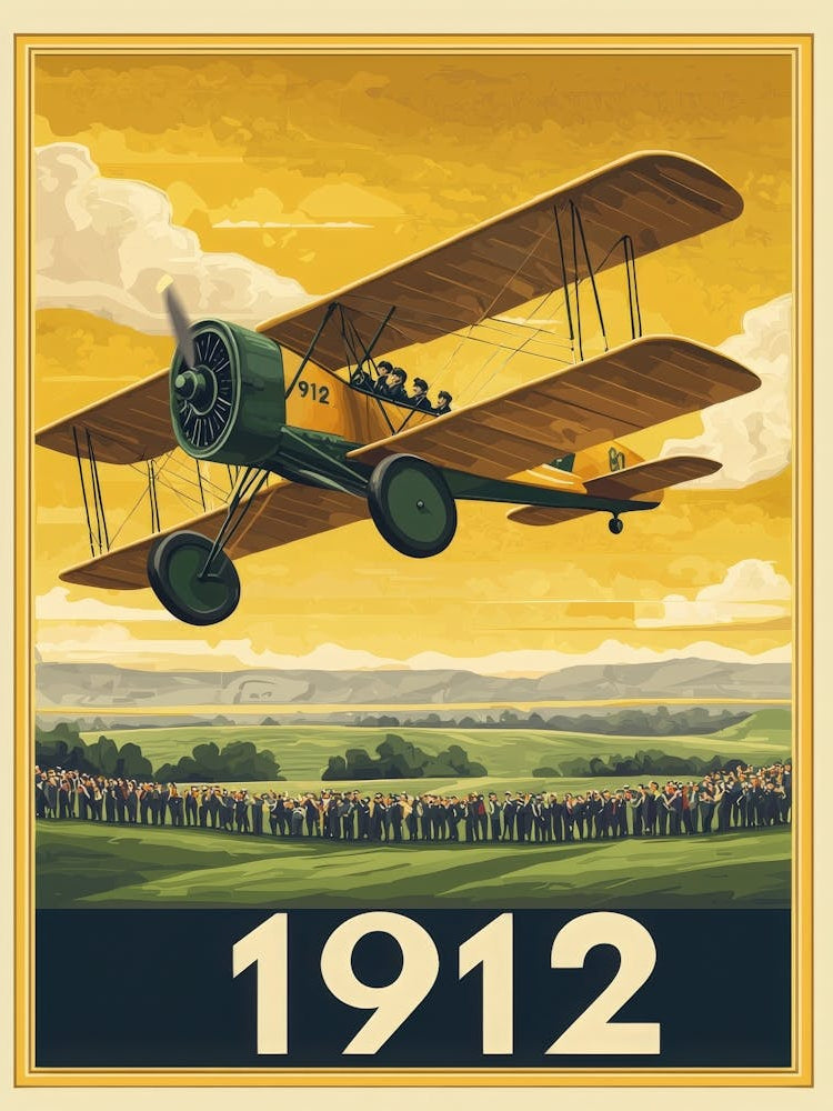 Aihrgdesign A Retro Travel Poster Celebrating The 1912 Advanc 49efe9f4 4113 485d 952d F102cf3237b8 3