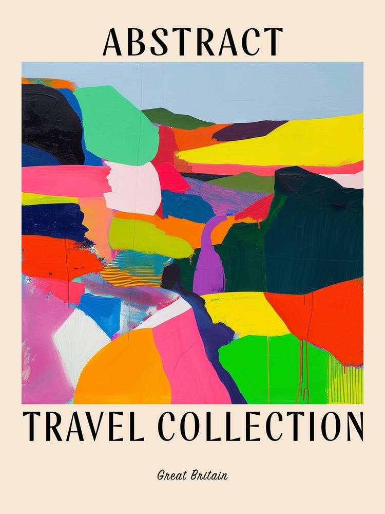 Abstract Travel Collection Poster Great Britain 3