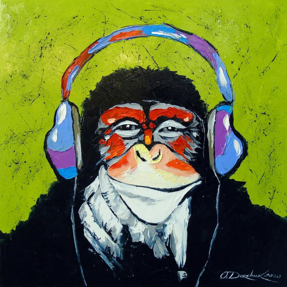 monkey music lover