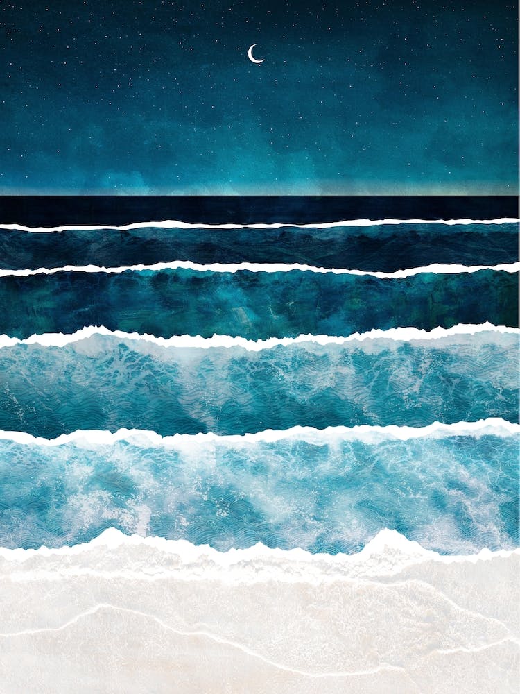 Affiche - Plage et Océan
