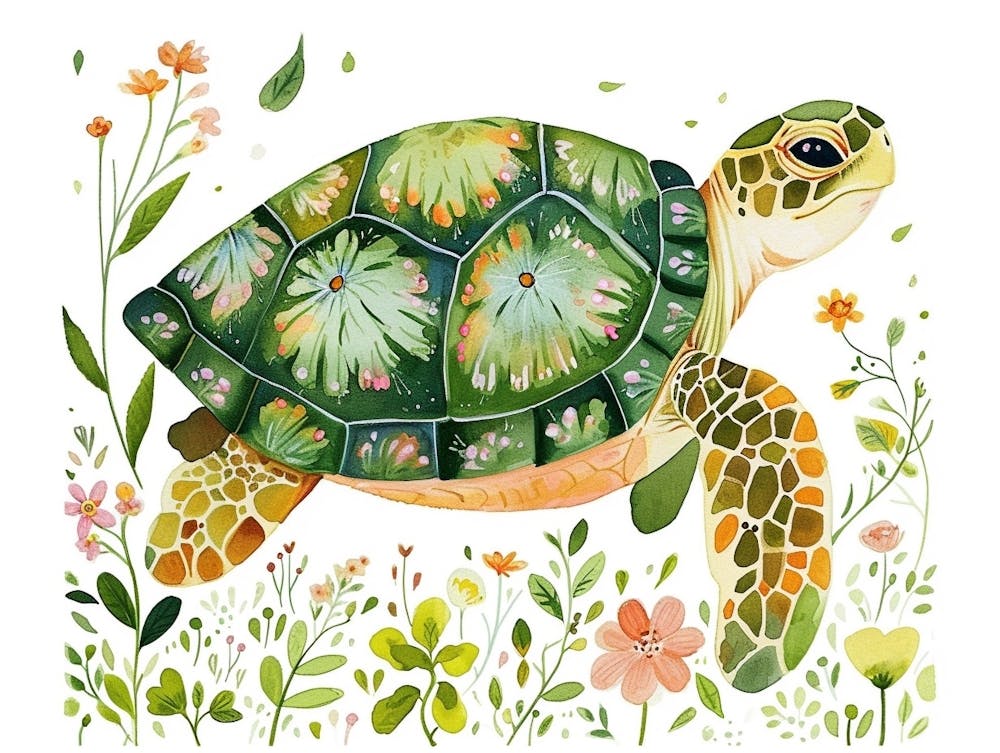 Little Floral Sea Turtle 4