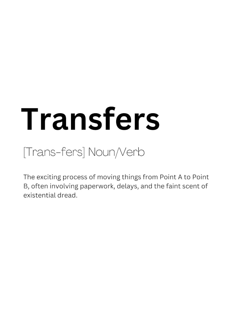 Transfers Definition Meaning