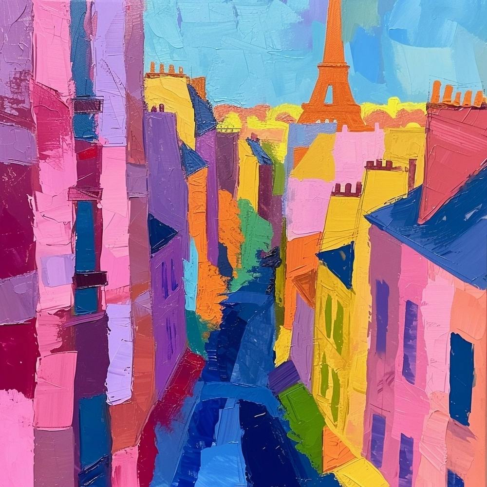 Abstract Travel Collection Paris France 5