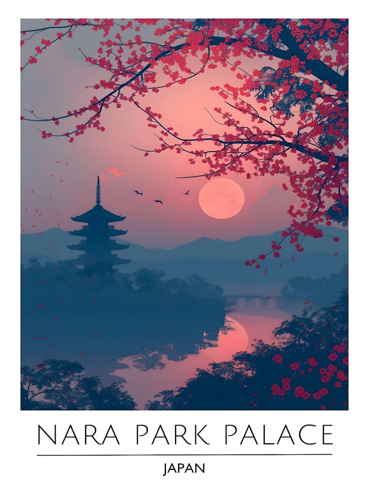 Nara Park Palast Japan