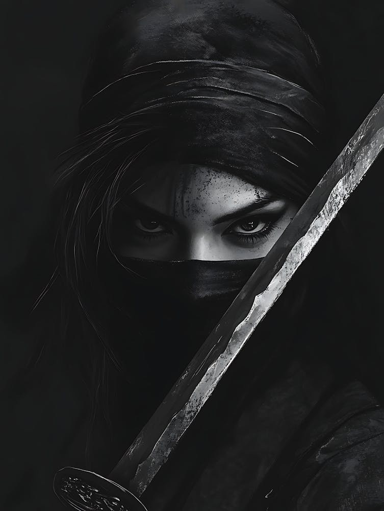Mystery Beautiful Ninja Girl 10