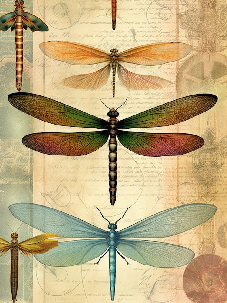 Dragonfly Vintage Species 6