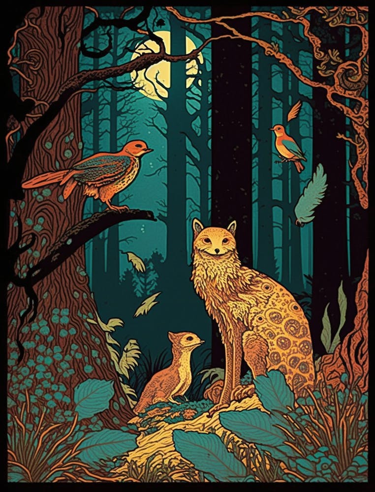 Fox In The Woods