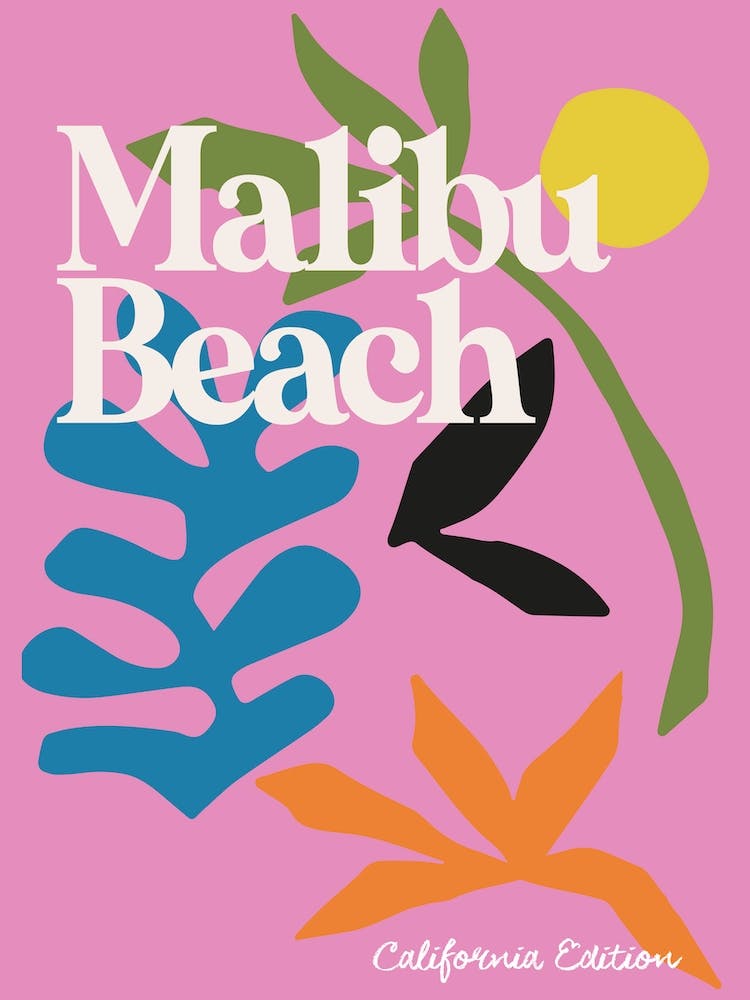 Malibu Beach Abstract