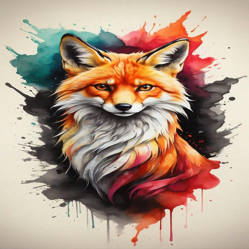 Fox Painting
