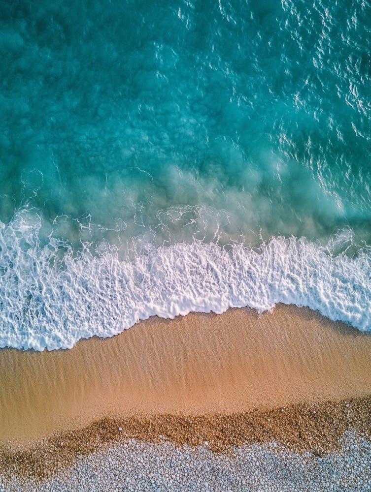 Aerial View Of A Beach 133
