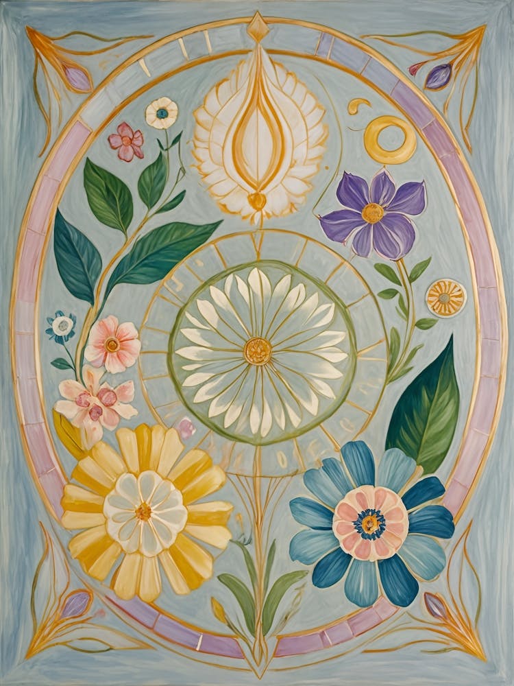 Floral Melody In Pastel