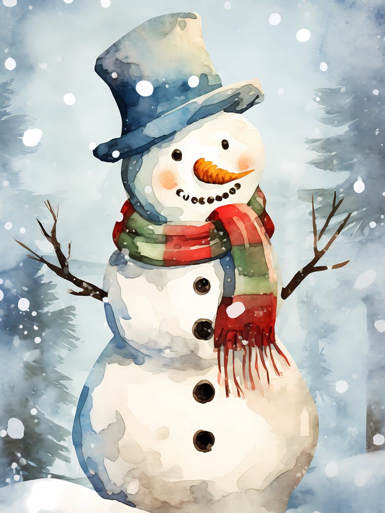 Snowman Wall Art
