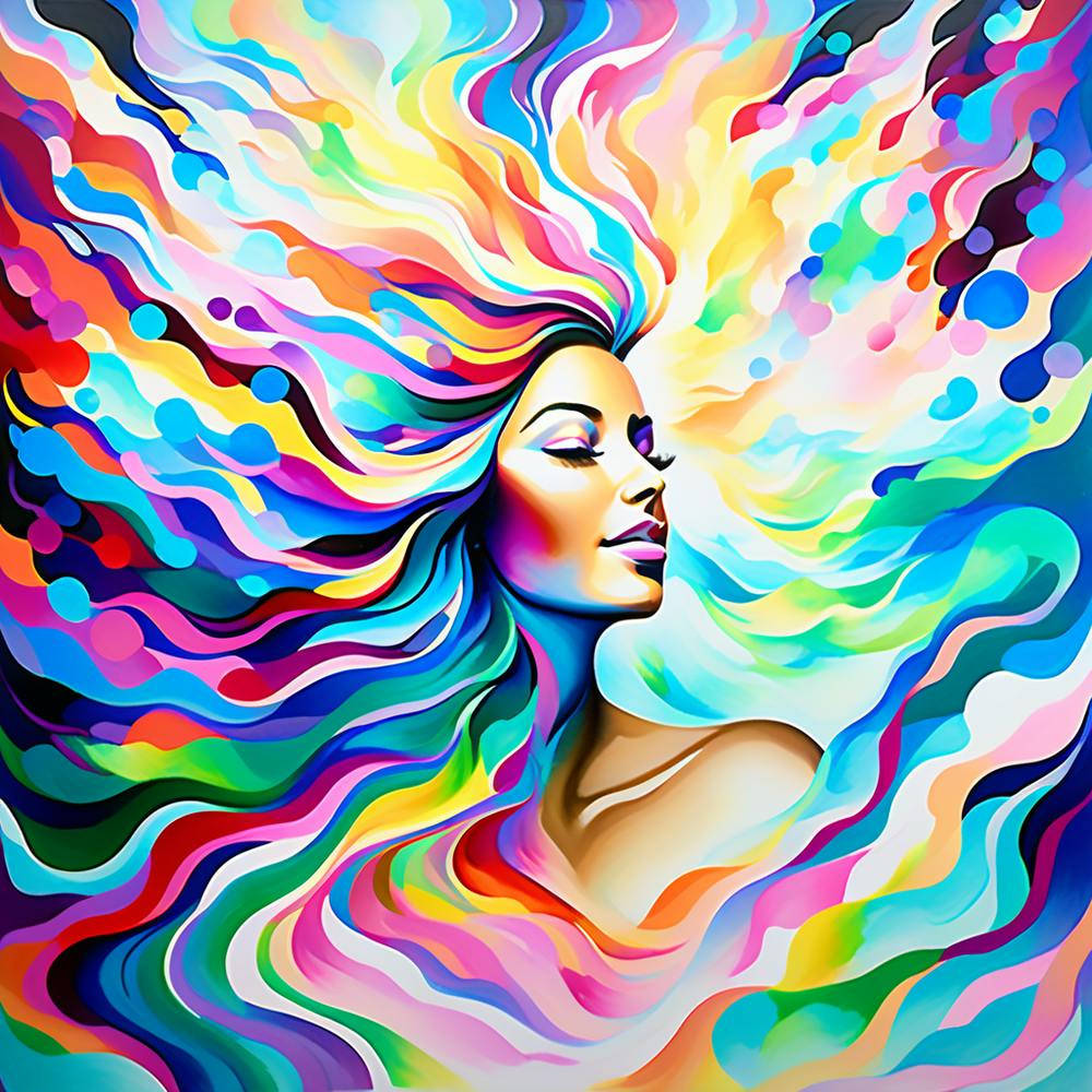 Abstraction d'une Femme