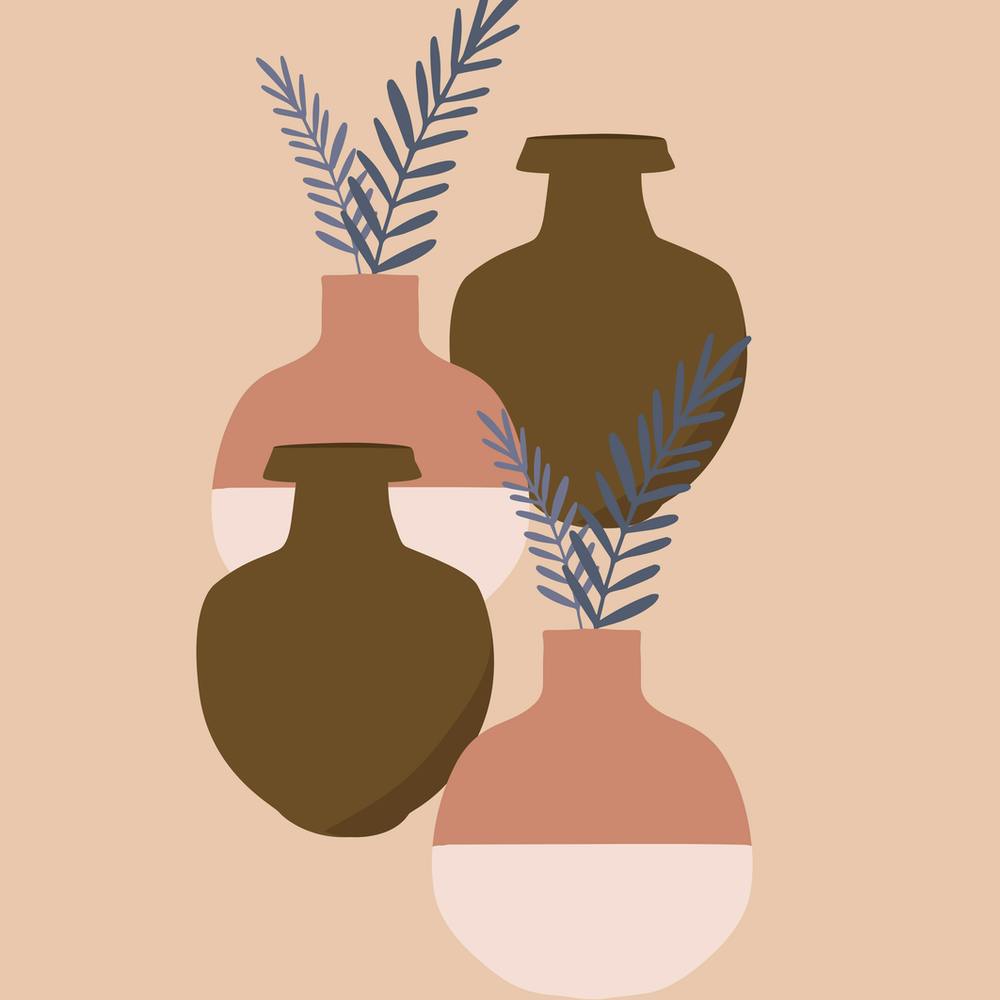 Four Vases