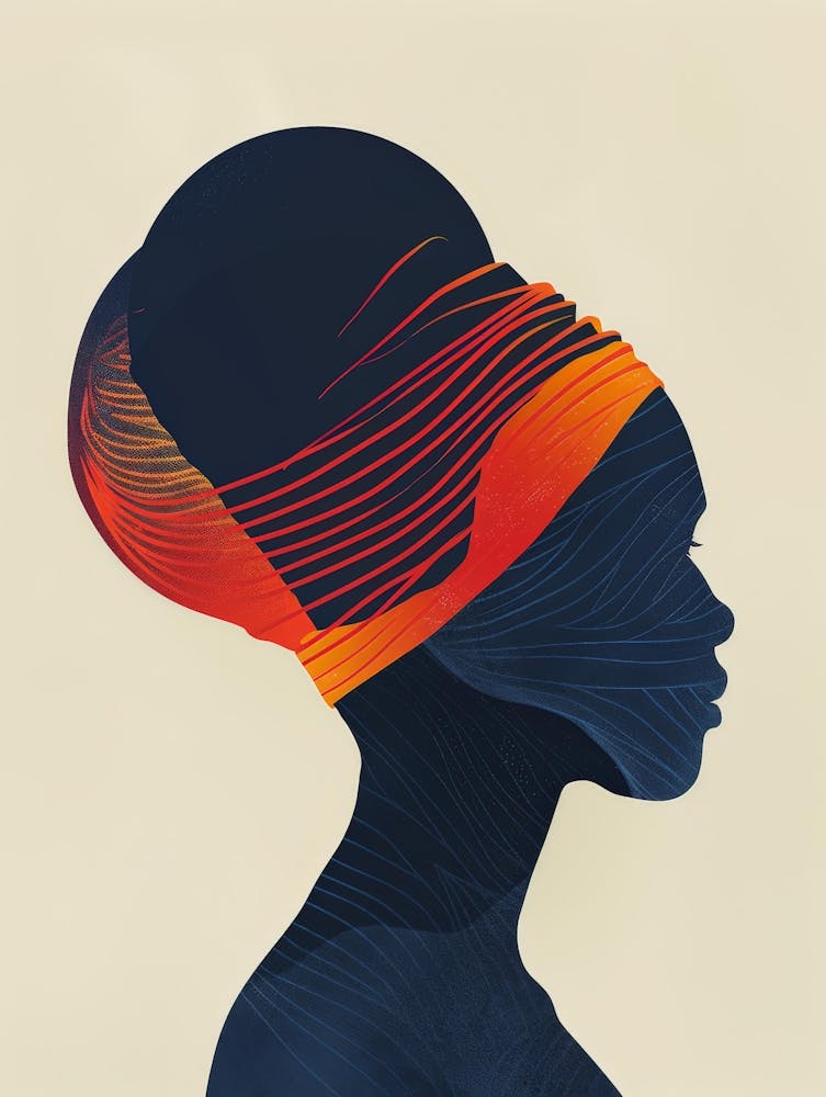 African Woman'S Head