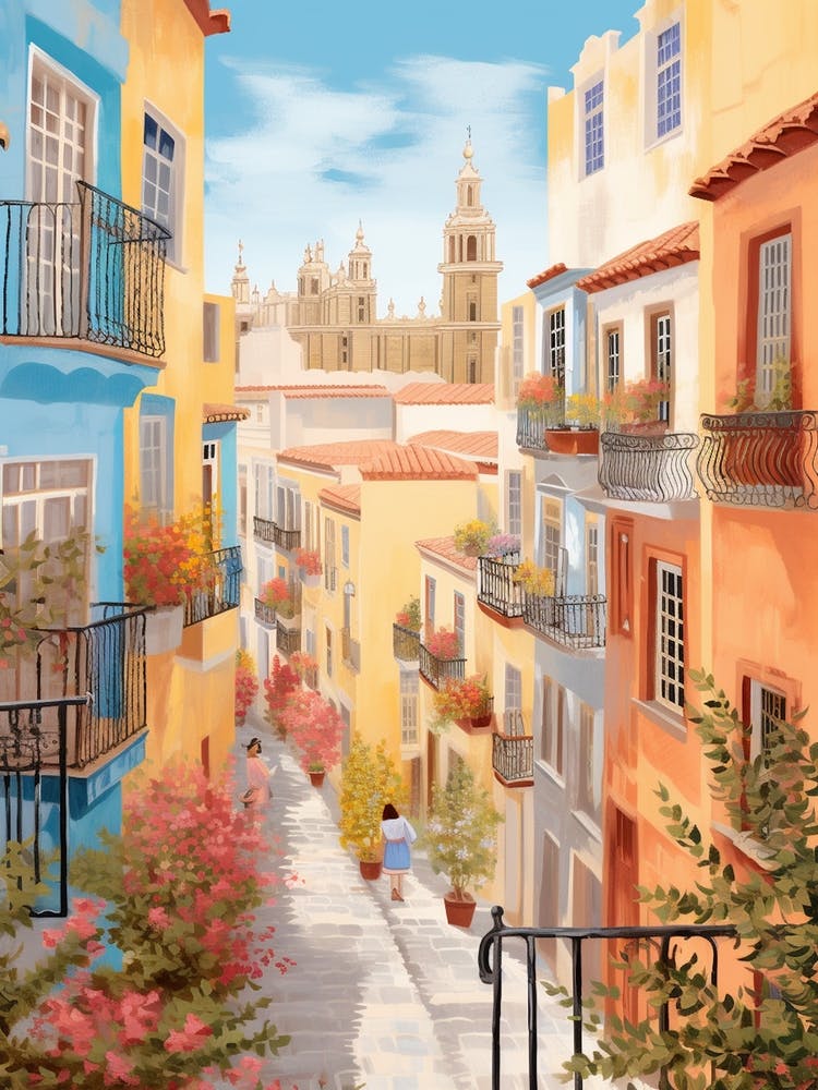 Seville Spain 2 Illustration