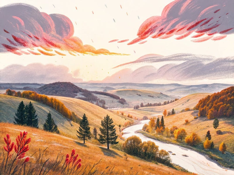 Sunset In The Valley