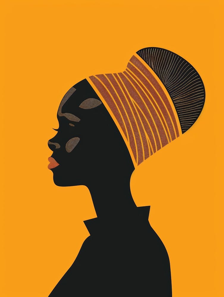 Silhouette Of African Woman 30