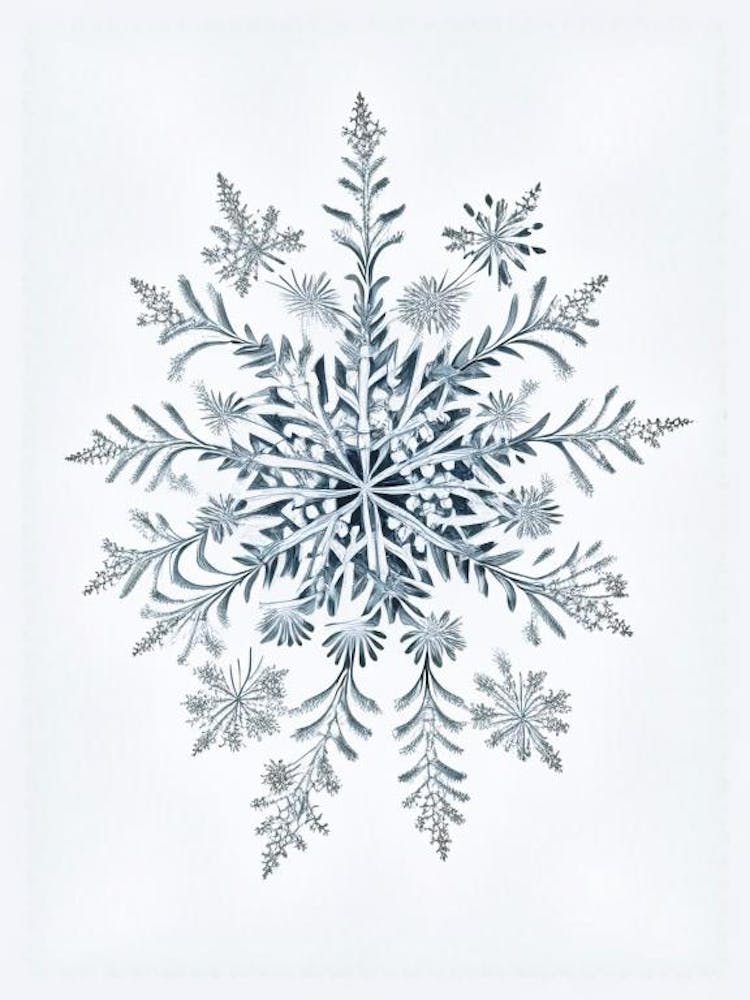 Winter Snowflake Pattern, Snowflakes, Quentin Blake Illustration