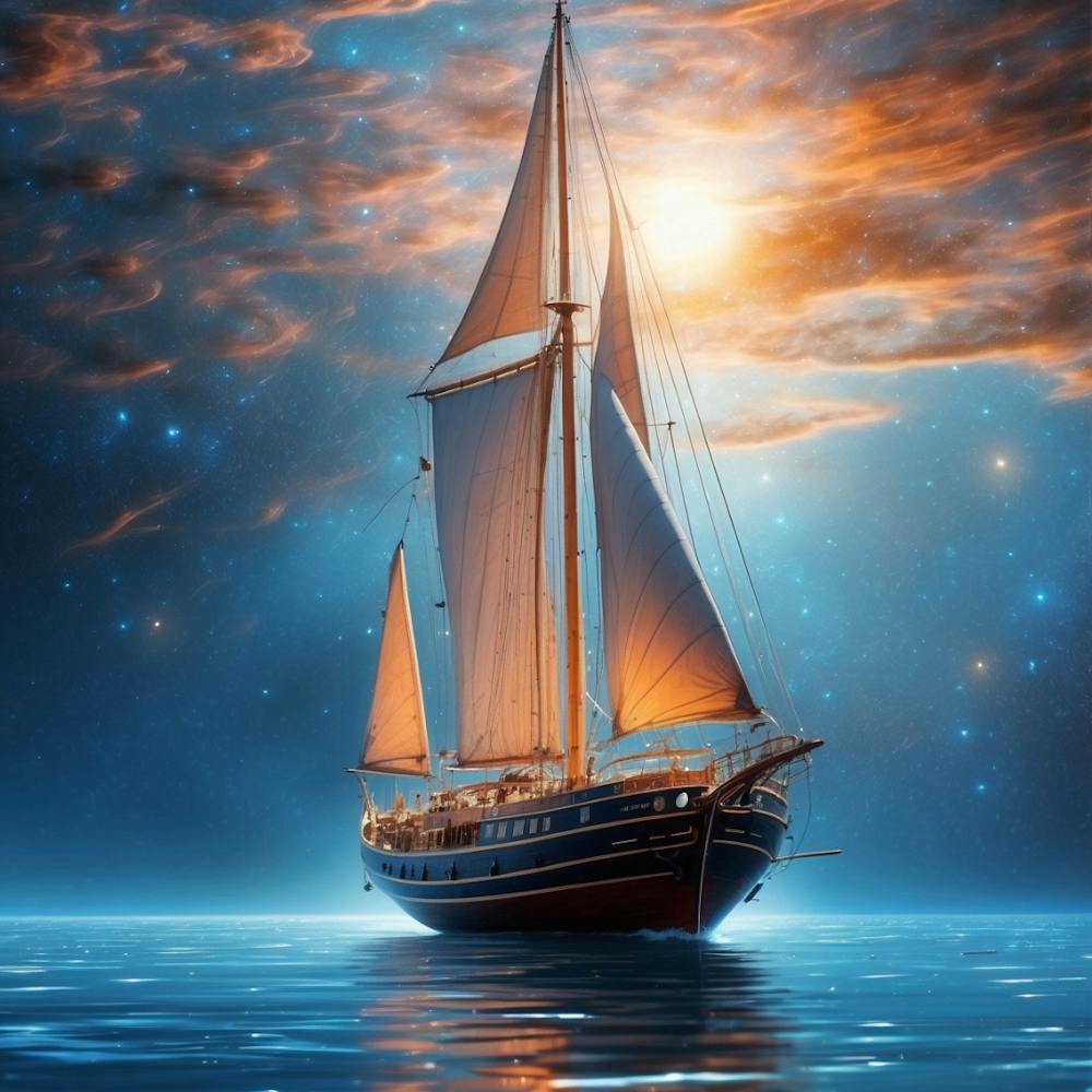 Sailboat In The Ocean
