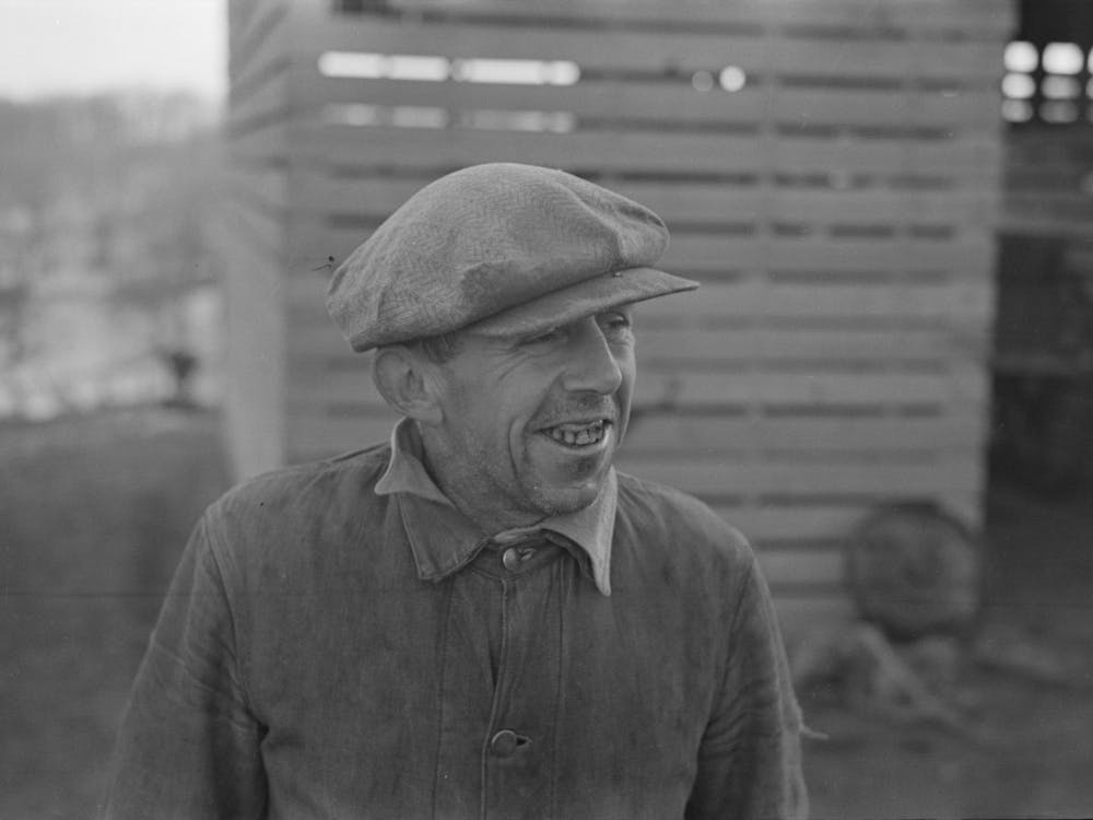 A Farmer Of Little Sioux Township, Woodbury County, Iowa By Russell Lee