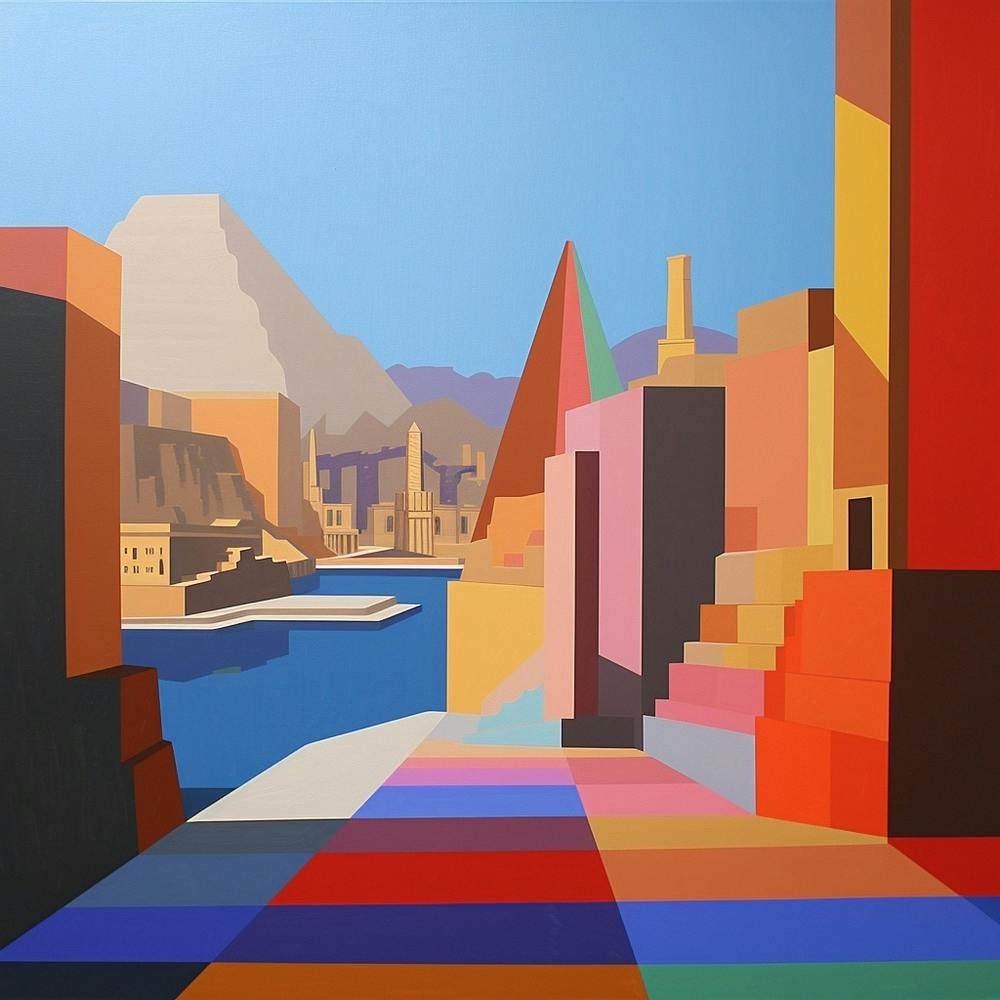 Abstract Travel Collection Cairo Egypt 3