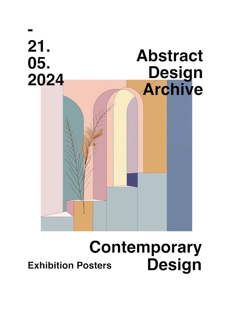 Abstract Design Archive Poster 37